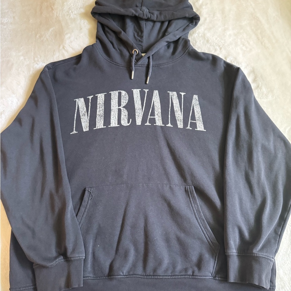 Nirvana Black Hoodie for Women